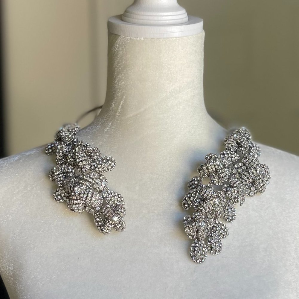 Crystal and Rhinestone Statement Necklace